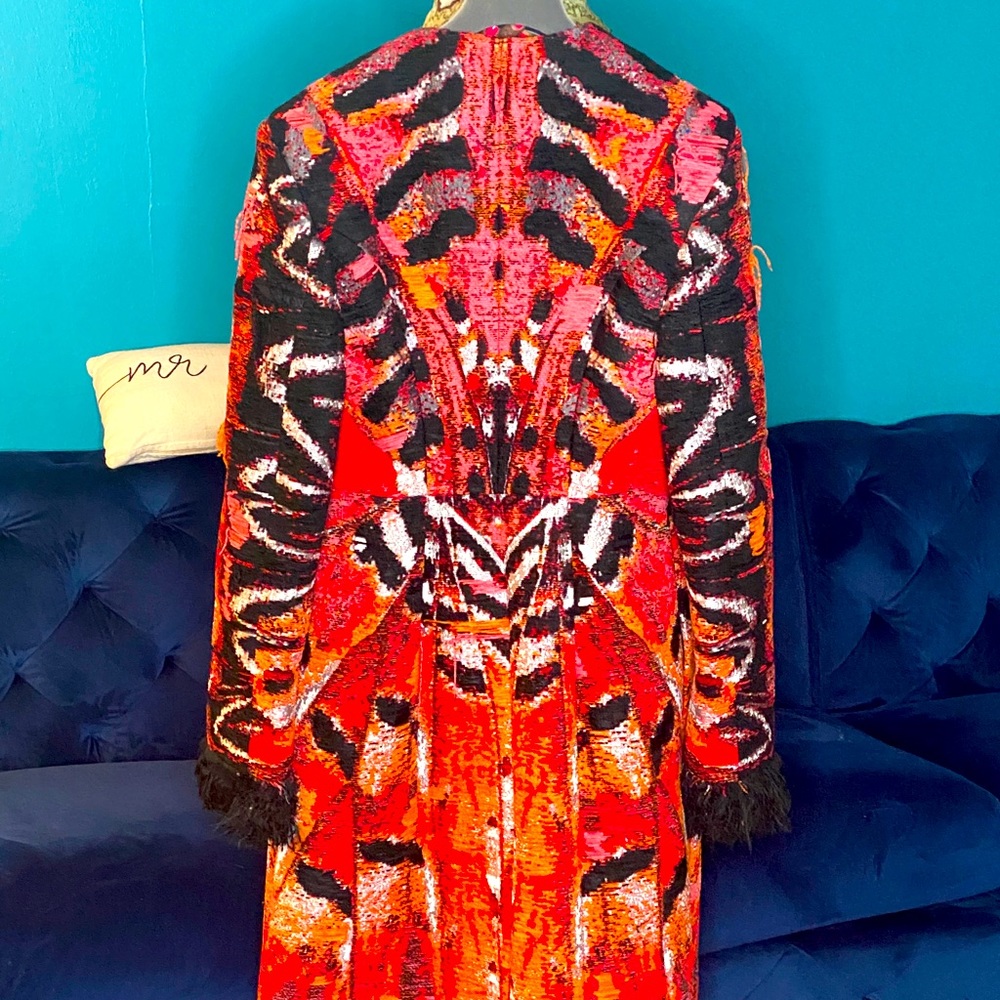 Brand New Alexander McQueen Red/Black coat!